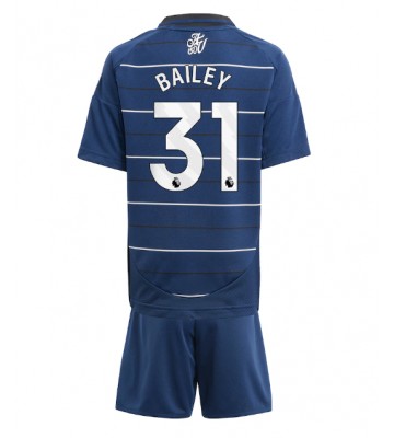 Aston Villa Leon Bailey #31 Tredje Kläder Barn 2024-25 Kortärmad (+ Korta byxor)